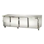 Leader LB96, 96-Inch Low Boy Worktop Refrigerator with 3 Full & 1 Half Door