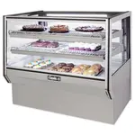 Leader NCBK77DRY, 77-Inch Dry Non-Refrigerated Counter Bakery Case with 2 Shelves
