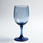 Libbey NIB, 13 Oz Montibello Mediterranean Blue Wine Glasses NOS, Set of 8