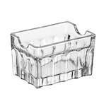 Libbey 5258, 3.5-inch Gibraltar DuraTuff Glass Sugar Packet Holder, 2 DZ