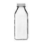 Libbey 56634, 33.5 Oz Milk Bottle with Lid, 6/CS