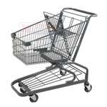 M. Fried Store Fixtures M.Fried Store Fixtures SC80, Small Metal Wire Shopping Cart, 80 Liter
