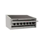 Magikitchen Magikitch'n APM-SMB-660, 60-Inch Gas Countertop Lava Rocks Charbroiler with Manual Control - 195,000 BTU