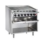 Magikitchen Magikitch'n FM-SMB-636, 36-Inch Floor Coal Gas Charbroiler, NSF