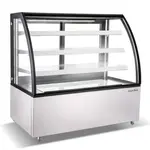 Marchia Display Company Marchia MBT60, 60-Inch Curved Glass Refrigerated Bakery Display Case, High Volume
