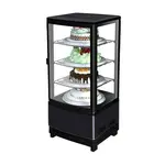 Marchia Display Company Marchia MDC78B 39-inch Vertical Countertop Display, 1 Glass Door, Black
