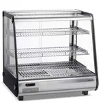 Marchia Display Company Marchia MHC121, 27-Inch Heated Stainless Steel Countertop Display Case with Front Slanted Glass