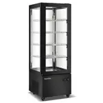 Marchia Display Company Marchia MVS500-B Vertical Standing Refrigerated Cake Display Case, Black