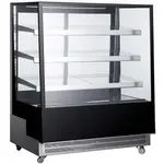 Marchia Display Company Marchia TMB48 48-inch Floor Model Slanted Glass High Refrigerated Display, Tall