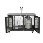 Maxx Cold MXBD60-1B Two Keg, One Tower Beer Dispenser