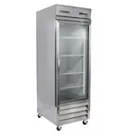 Maxx Cold MXCR-23GDHC Reach-In Refrigerator, Glass Door, Bottom Mount