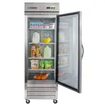 Maxx Cold MXCR-23GDHC Reach-In Refrigerator, Glass Door, Bottom Mount