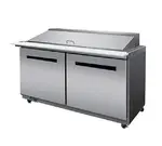 Maxximum Maxx Cold MXCR-60M, X-series 61x34.5x43-Inch Mega Top Refrigerated Sandwich/Salad Unit, Lowboy, 15.5 Cu. Ft, 862 Watt, Self-Contained