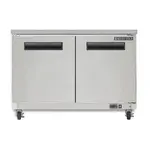 Maxximum Maxx Cold MXCR48UHC Undercounter Refrigerator, Double Door