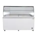 Maxx Cold MXDC-12 White Ice Cream Dipping Cabinet