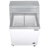 Maxx Cold MXDC-4 White Ice Cream Dipping Cabinet