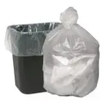 10XCL, 7-10 gallon 24x24-Inch 6-Mic Clear Trash Can Bag/Liner, 1000/CS