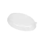 BBO28LD, Dome Microwavable PP Plastic Oval Burrito Lid, 300/CS