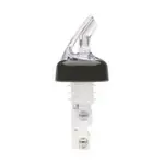 BMP-3150C, 1.5 Oz Bar Maid Premium Pour Measured Pourers, Clear with Black Collar, 12/PK