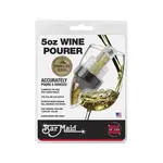 BMP-500RAC, 5 Oz Wine Pourer, Amber with Black Collar