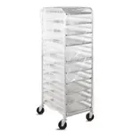 BUNC, 52x80-Inch Clear Plastic Bun Cover for Aluminun Pan Racks, 50/CS