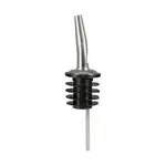 CR-285PW, Bar Maid "Betterway" Stainless Steel Medium Speed Pourers, Tapered With Poly Wide Cork, No Screen, 12/PK