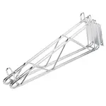 DB-18, 18-Inch Chrome Wire Double Wall Bracket