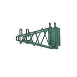 DB-18GN, 18-Inch Green Epoxy Wire Double Wall Bracket
