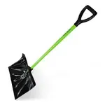 P540-01145, 48-Inch Long Fiberglass Handle Snow Pusher Shovel with 17-Inch Wide Blade, EA