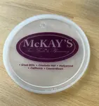 Misprint McKAY's 8-32oz Round PE Deli Container Heavy Lid, 500/CS