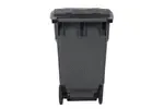 Plex P575-00898, 50 Gal Gray Rollout/Wheeled Trash Can/Container