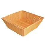 PLBN1313T, 13x13x4.5-Inch Stackable Polypropylene Natural Tan Square Basket