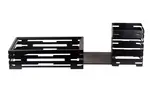 PWB4-2530B, 9.85-Inch Square Buffet Riser, Black Powder Coated Steel