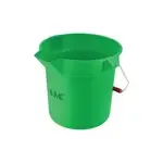UPP-10GN, 10 Qt. Green Round Poly Bucket