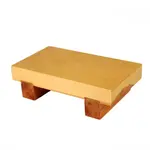 WSPW001, 8.5x4.75x0.25-Inch Wood Sushi Plate with Authentic Design