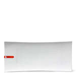 Miya X14009, 13.5" X 5.75" White Rectangular Plate, 24/CS