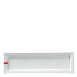 Miya X15012, 21"x6.5" Rectangular White Plate, 8/CS (Discontinued)