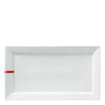 Miya X15014, 17.5"x10" Rectangular White Plate, 8/CS (Discontinued)