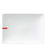 Miya X15016, 14.75"x10.75" White Rectangular Plate, 6/CS (Discontinued)