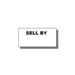 Monarch PL1136SB, #1136 Sell By Price Gun Labels, 1750 per Roll x 8 per Pack