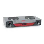 Nemco 6310-2, 24-inch Electric Countertop Horizontal Hot Plate with 2 Burners, 120V (Discontinued)