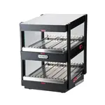 Nemco 6480-18S-B, Black 18-Inch Slanted Heated Shelf Merchandiser