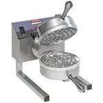 Nemco 7020A-1S, 10-inch SilverStone Non-Stick Belgian Waffle Maker with Fixed Grids, 120V