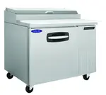 Nor-Lake AdvantEDGE NLPT44, 44-inch 1 Door Pizza Prep Tables