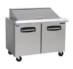 Nor-Lake AdvantEDGE NLSMP48-18-001, 48-inch 2 Door Mega Top Sandwich Food Refrigerator W/Drawers