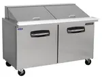 Nor-Lake AdvantEDGE NLSMP60-24, 60-inch 2 Door Mega Top Sandwich Food Refrigerator