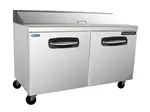 Nor-Lake AdvantEDGE NLSP60-16, 60-inch 2 Self-closing Doors Sandwich Food Prep Refrigerator