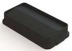 O'Cedar Swing Lid for O'Cedar Commercial 23 Gal. Slim Container, Black