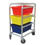 Omcan 13493, 18.75-inch 3-Tier Aluminum Lug Rack