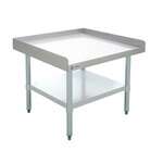 Omcan 22058, 30x30-inch Stainless Steel Equipment Stand with Galvanized Undershelf
